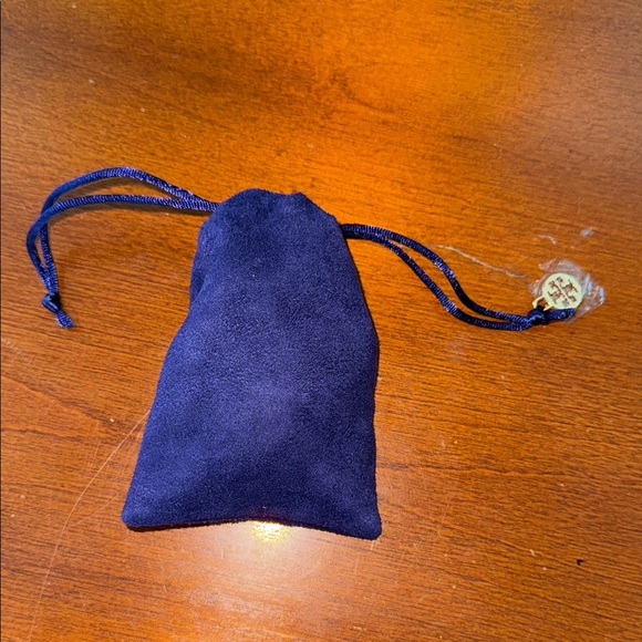 Blue Velvet Drawstring Pouch - Picture 2 of 2